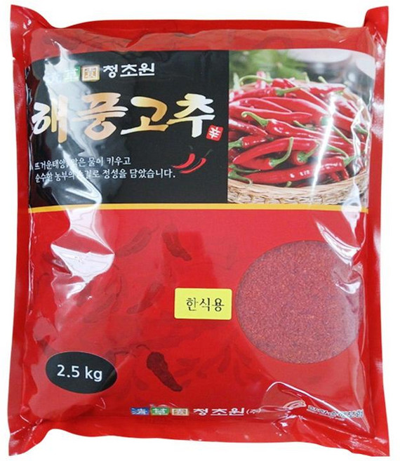 해풍고춧가루(한식용) 2.5KG㈜청초원, 2.5kg, 1개