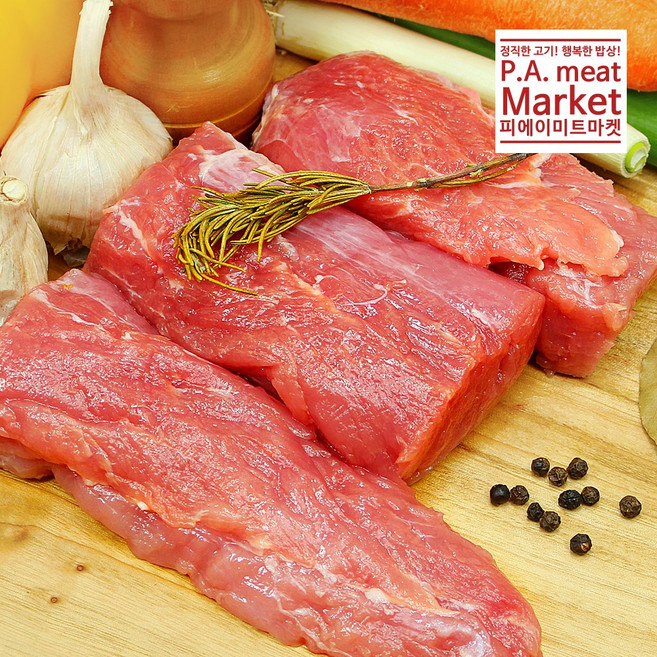 (요리용 돼지고기 모음) 안심 다짐육 목살 뒷다리살 등갈비 목뼈 찜용갈비 미니족, 돼지고기 다짐육 500g, 1개