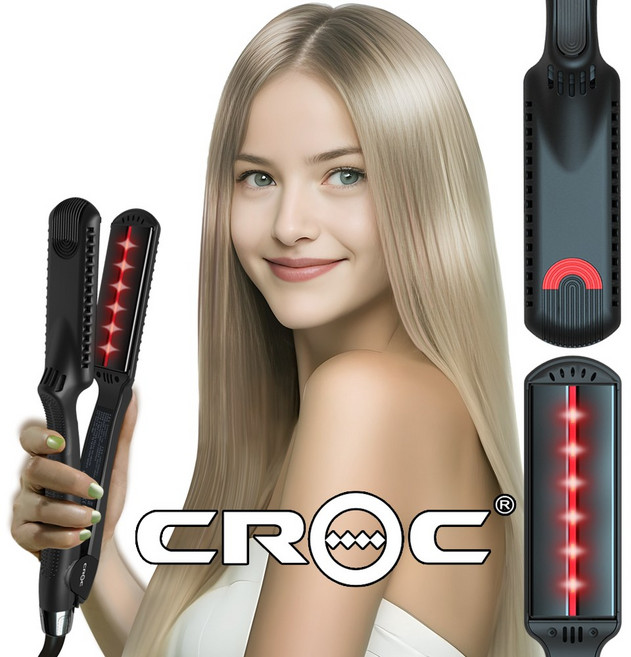 크락 프리미엄2 판고데기 매직기 전문가용 미용실 헤어고데기, 선택2 - 프리미엄 인프라레드(원적외선있음)