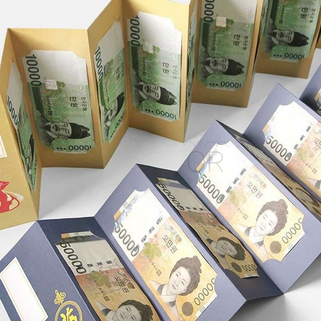 MMOR 한자복 병풍 용돈봉투 생일용돈봉투 고급용돈봉투, 노리개복