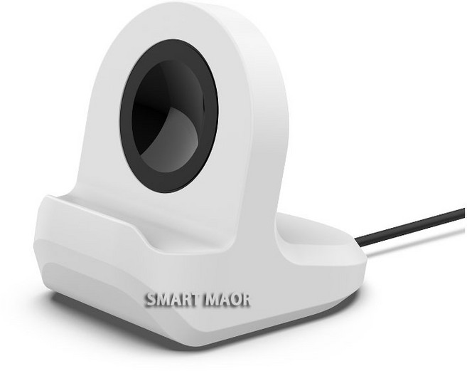 호환 갤럭시워치 4 3 충전 거치대 액티브 2 1, 1개, 갤럭시워치 거치대 화이트