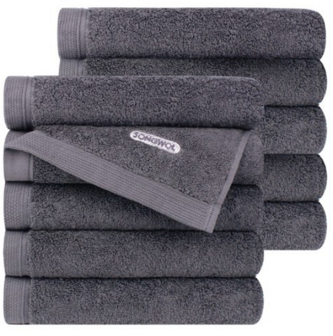 송월타월 컴포트 그라운드 호텔 타월 200g 40수 코마사, 그레이, 5개