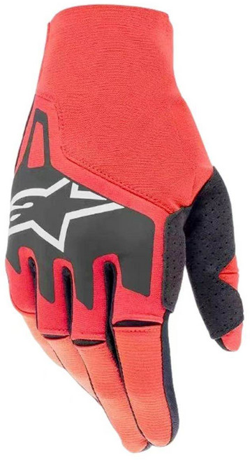 알파인스타 남녀공용 오토바이 라이딩 장갑 사계절 레이싱 바이크 오프로드 터치불가, 레드