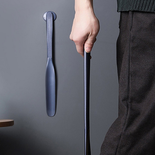 안다미로 자석부착 구두주걱 70.5cm 거치대포함 블루색상, 1개