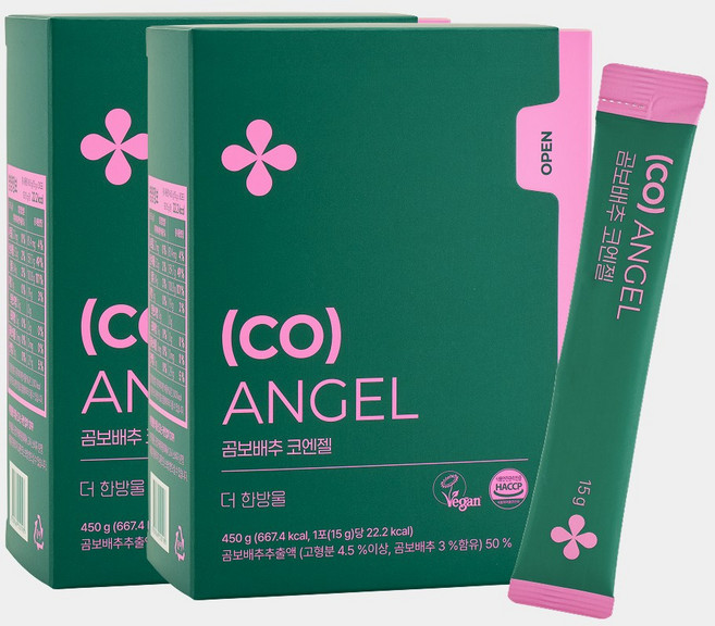 더한방울 곰보배추 코엔젤, 15g, 60개