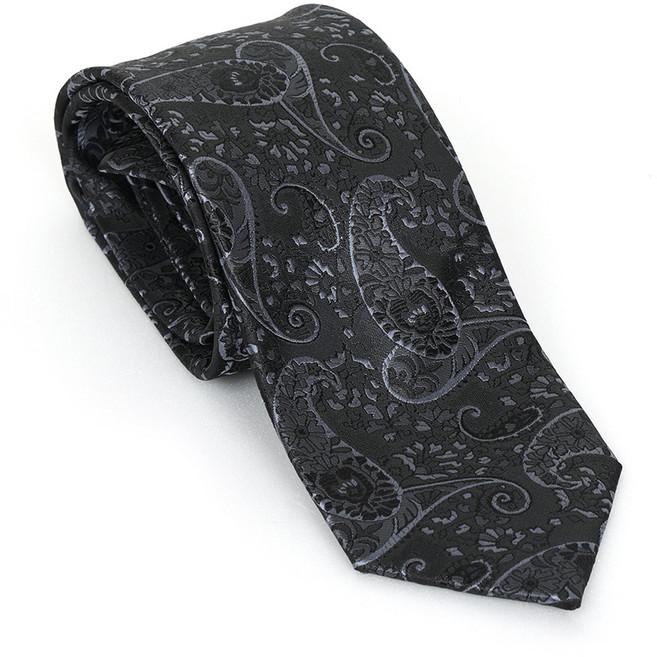 탑보이 프리미엄 클래식 정장 수트 얼번 페이즐리 8cm 수동 넥타이 (MOL037)
