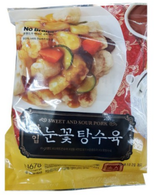 노브랜드 한입 눈꽃탕수육 375g, 1개