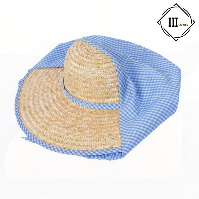 농사일 밀짚모자 햇빛가리개 야외작업 텃밭 통풍