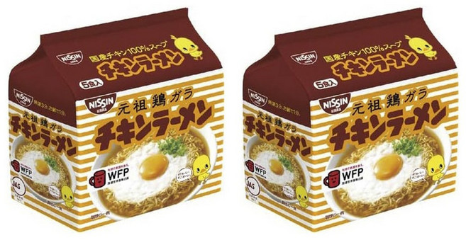 닛신 치킨 라멘 5개입, 85g, 10개