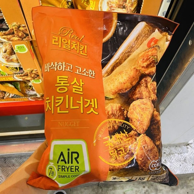 마니커 리얼치킨 통살치킨너겟, 1개, 1kg