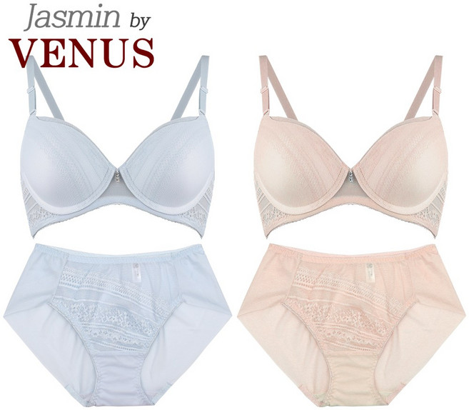 비너스 여자속옷 몰드 레이스 와이어 브라팬티세트 JBR-A030 ABCDS