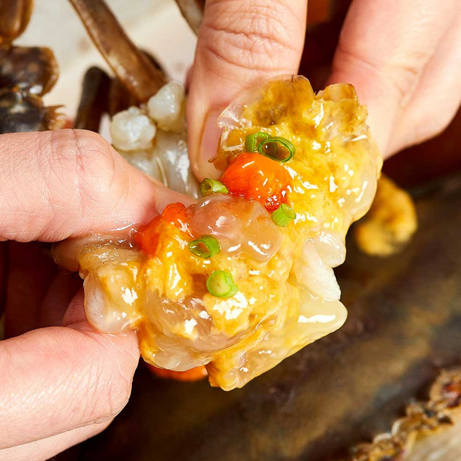 국민 밥도둑 수제 간장게장 저염간장 비법소스 삼점 암꽃게장, 4개, 2kg