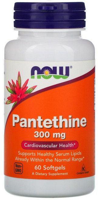 나우푸드 판테틴 판테테인 코엔자임 300mg 60정 조효소, 1개