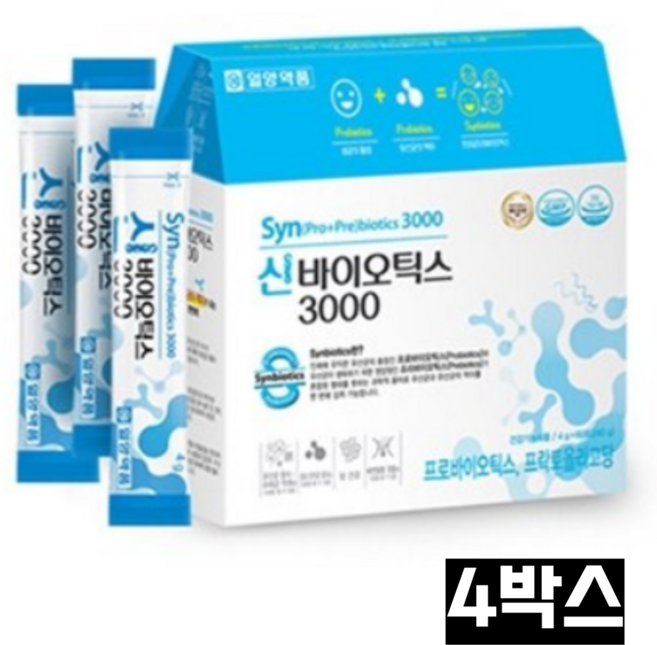 일양약품 신바이오틱스 3000 유산균, 240g, 4개