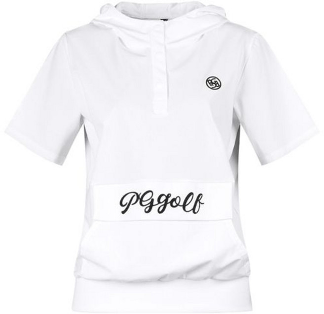 럭스골프 여성용 PG 포켓 후드 반팔 티셔츠 JB25M610W