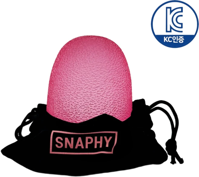 스내피 스퀴시 스트레스 볼, 1개, 핑크 - 쿠팡