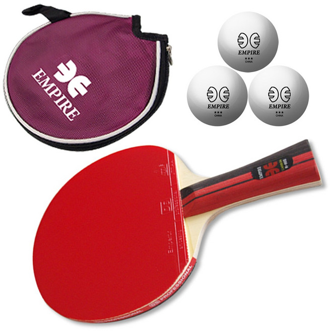 엠파이어 카본 양면 탁구라켓 쉐이크 핸드 가방R-90S, 1개