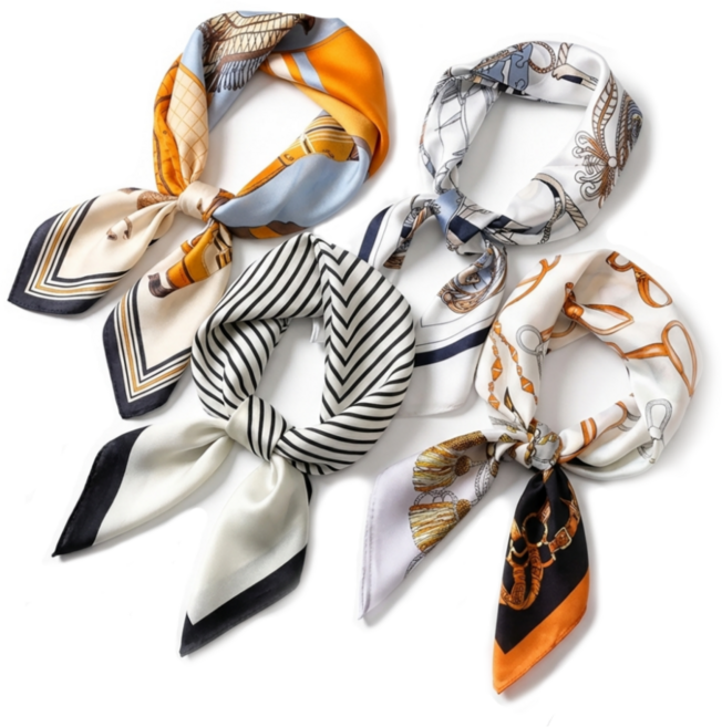 라로스 데일리 여성 스카프 4종 세트