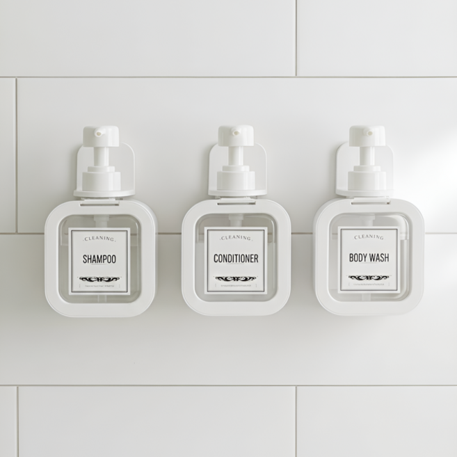 아르본드 공중부양 3종세트 디스펜서, 1세트, 화이트