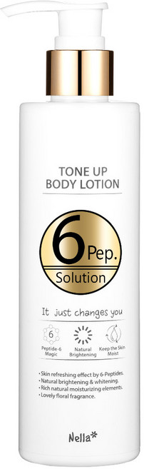 넬라 식스펩 톤업 바디로션 퍼퓸 플로럴향, 240g, 1개