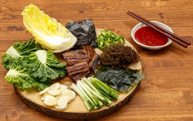 산지 직송 구룡포 과메기, 1개, 10미 야채 세트