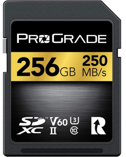 프로그레이트 디지털 SDXC UHS-II V60 골드 128GB 전문가용 제품, 256GB