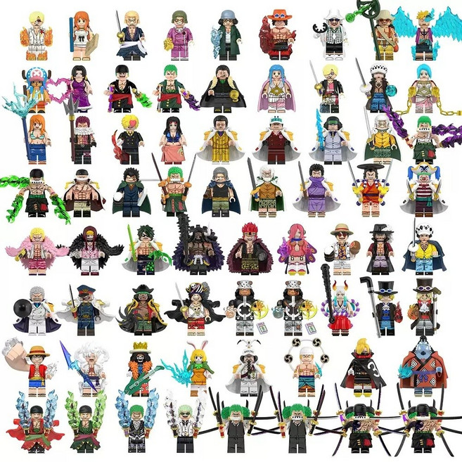 원피스 피규어 호환레고 32종세트 조립 장식, WM6188 8종
