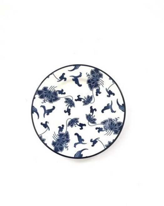 東昇瓷器餐具 大同強化瓷器青花瓷2.8吋味碟, 1個, P51直徑12.5cm高2cm