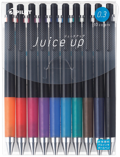 파이롯트 파이롯트 쥬스업 젤 볼펜 10색세트, 0.3mm(LJP200S3-10C)