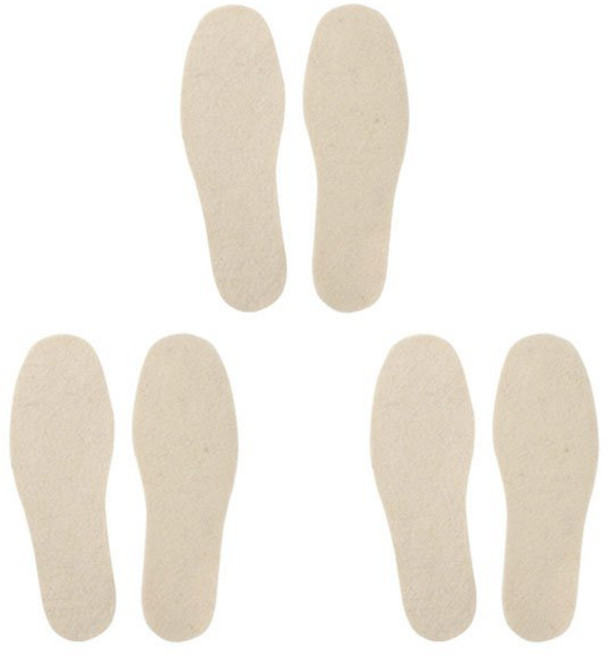 양털깔창 신발 보온 털 방한 겨울깔창 3켤레세트