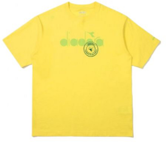 디아도라 Diadora 컴피 반팔티셔츠 YELLOW 매장정품 116031