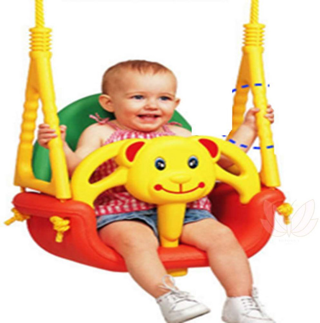 보용상점 쿠쿠토이즈 곰돌이그네 그네봉포함 아기그네의자