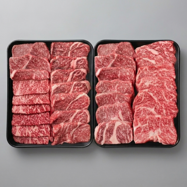1++ 특수부위 한우 모듬세트 소고기 구이용, 1.2kg, 1개