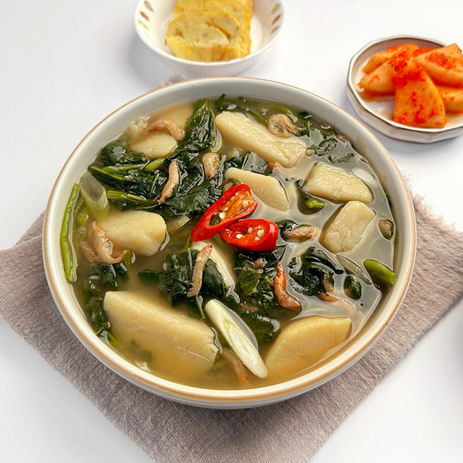 [당일조리] 엄마손맛 아욱감자 된장국 1kg 3~4인분, 1개