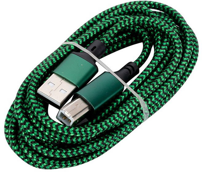 USB 2.0 A-B 프린터 케이블 고속 남성-남성 노트북 전화 범용 스캐너 하드 디스크, 02 2M, 1개, 03 2M