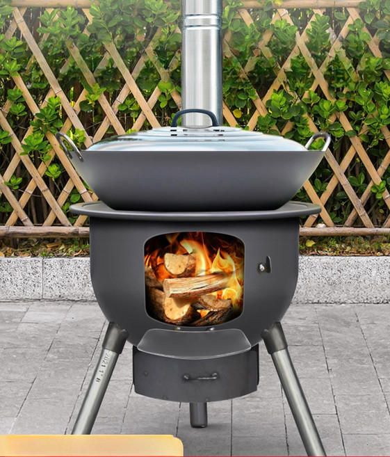 드럼통 화덕난로 솥뚜껑 가마솥 야외 화로 일체형 불멍 장작 불판 AC. 52cm+양손잡이 냄비+ 링 B, AK. 73cm+양손잡이 냄비+ 링 B