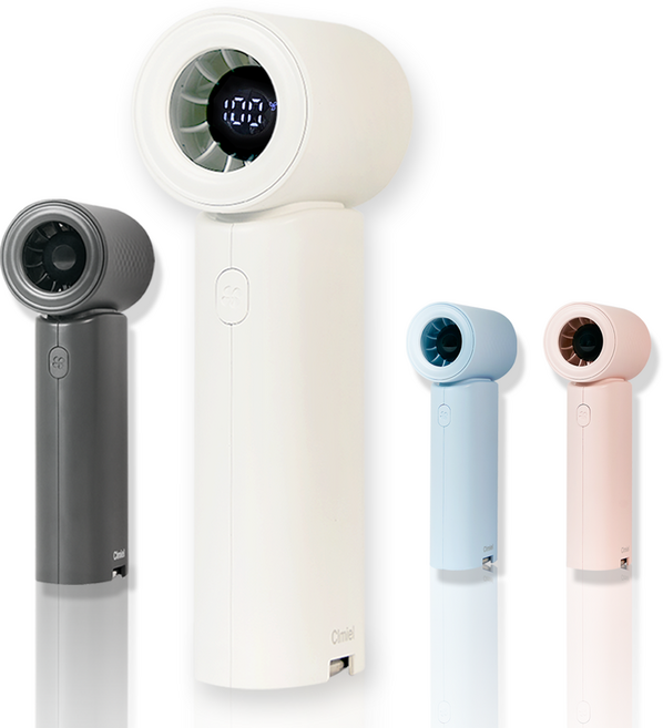 클미엘 휴대용선풍기 핸디 손풍기 손선풍기, 화이트