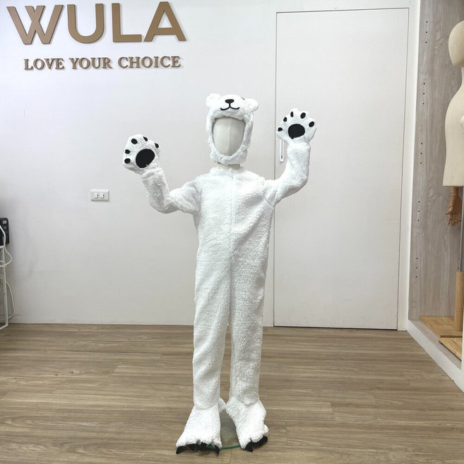 WULA 白熊連身裝 聖誕節裝扮
