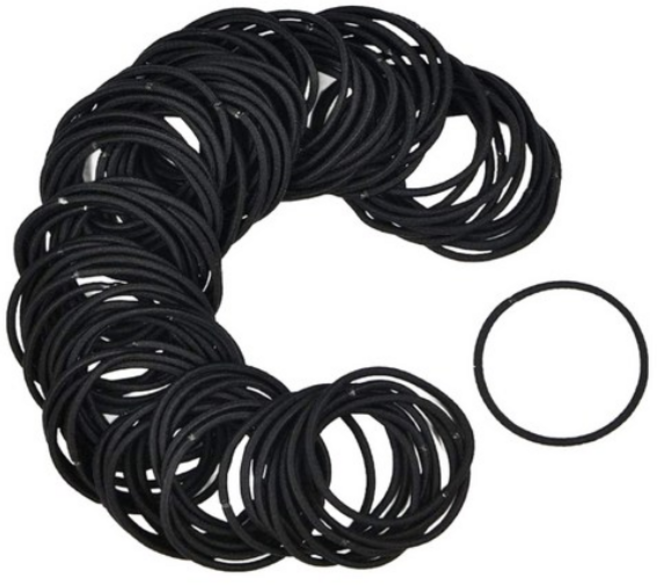 아필코 짱짱한 여성 머리끈 머리 고무줄 50p