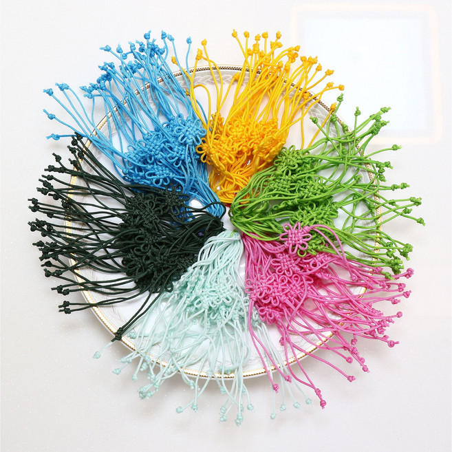 전통매듭 국화매듭 노리개 1번 390번 노리개 매듭 장신구줄 책갈피 보자기노리개, 노리개1번 가는 실, 랜덤발송