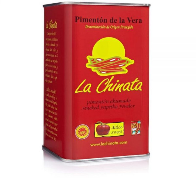 파프리카 가루 파우더 La Chinata 라 치나타 달콤한 훈제 750g 1.65파운드 틴, 1개
