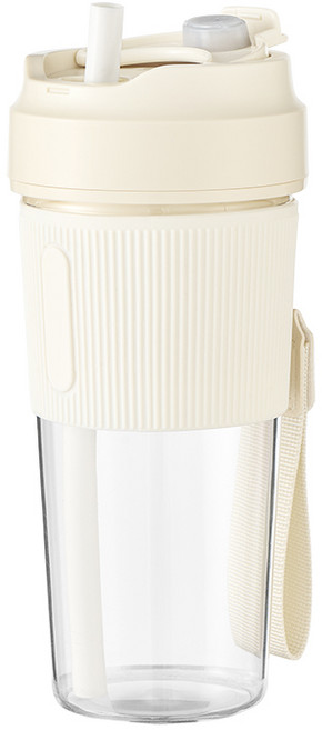 휴대용 무선 미니 믹서기 텀블러 강력분쇄 얼음분쇄 쉐이커 포터블 블렌더, KSDBJ-화이트