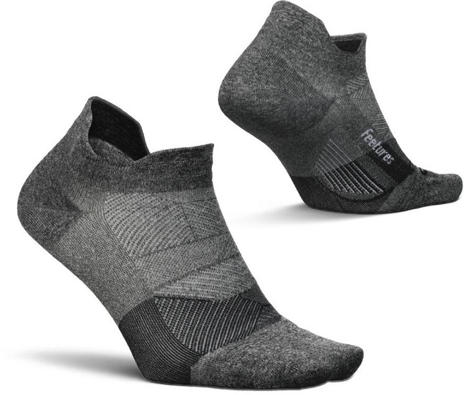 Feetures 엘리트 라이트 쿠션 발목 양말 1쌍, 스몰, 뉴 그레이 (1 팩), 1개