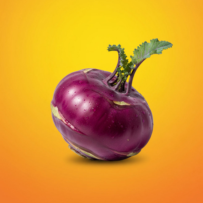 [하루딱10박스] 유기농 해풍맞은 특품 콜라비 제주, 1개, 3kg