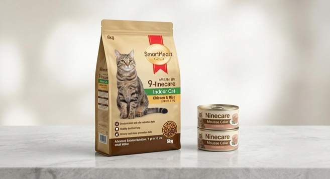 (+습식캔 2개) 나인케어 고양이사료 체형관리 6kg, 2개
