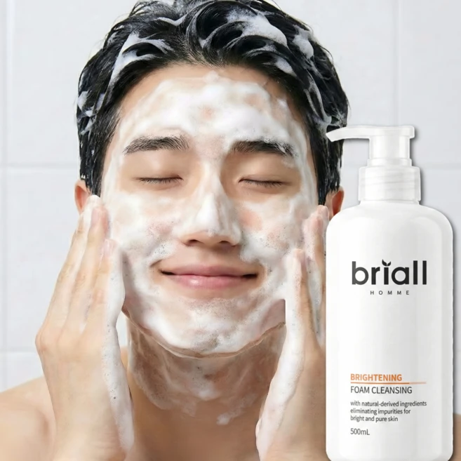 브리올옴므 브라이트닝 폼클렌징, 500ml, 1개 - 쿠팡