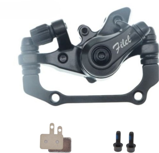 RAING 킥보드 전기자전거 기계식 디스크브레이크 캘리퍼 Philair 브레이크패드(01), 필레어 뒤 캘리퍼, 1개