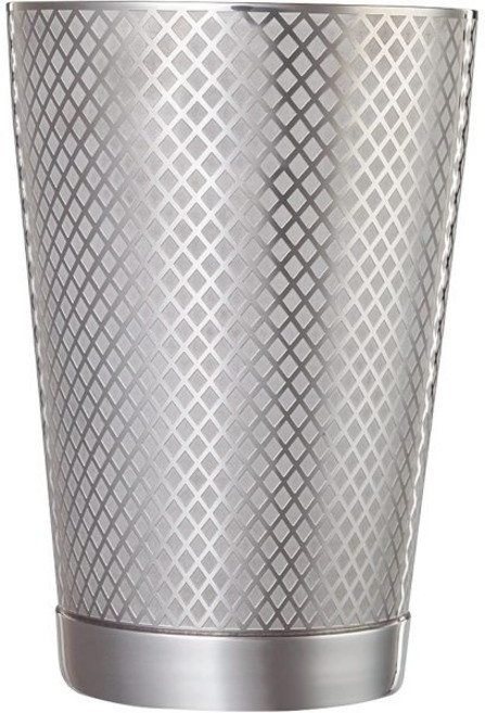 바플라이 다이아몬드 격자 셰이커 세트 블랙, 18 oz, Stainless Steel