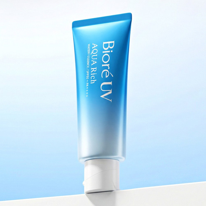 비오레 UV 아쿠아 리치 워터리 에센스 선크림 70g, 1개