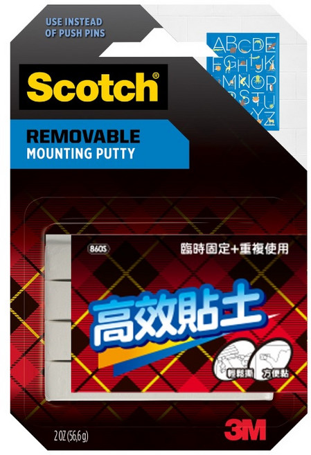 3M Scotch 860 高效貼土 隨意貼, 1個